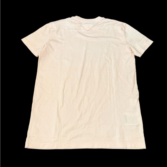 PRADA***Peach Cotton Short Sleeve T-Shirt***Small $895 - Picture 1 of 4